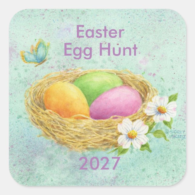 Easter Egg Hunt Stickers 2027 (Front)