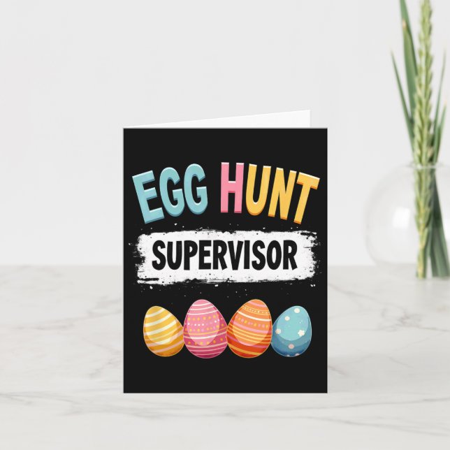 Easter Egg Hunt Supervisor 1  Card (Front)