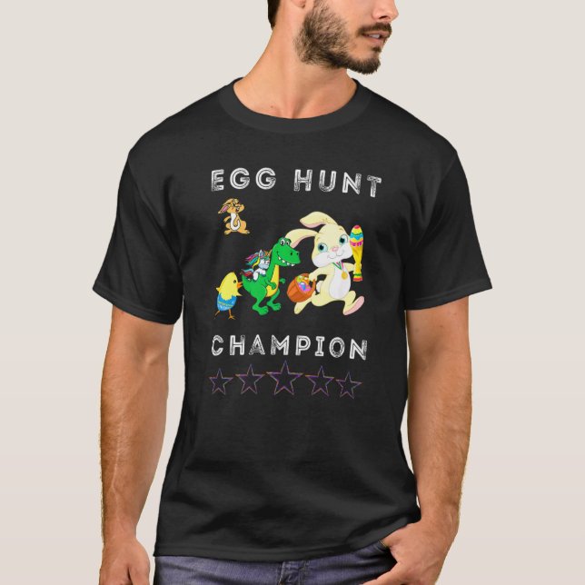 Easter Egg Hunt World Champion Sunday Awards Cup T T-Shirt (Front)