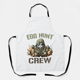 Easter Egg Hunter Crew Camo Hunting Easter Day T-S Apron