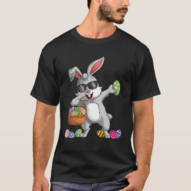 Easter Egg Hunting Squad Family Matching Easter Bu T-Shirt (Front)