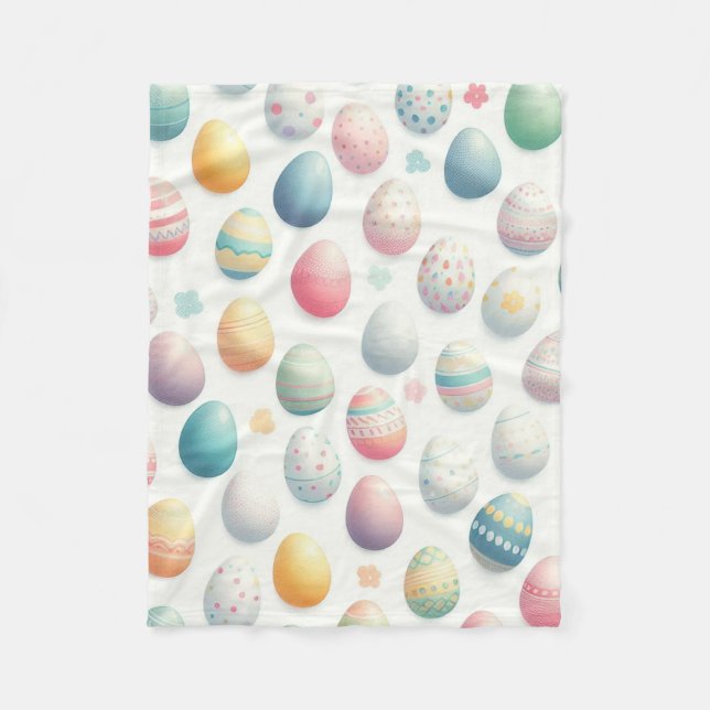 Easter Egg Hunts Fleece Blanket (Front)
