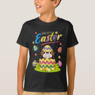 Easter Egg Lover American Bulldog Happy Easter T-Shirt