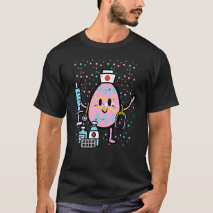 Easter Egg Nicu Nurse Cute Picu Baby RN ER Scrub T T-Shirt
