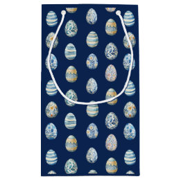 Easter Egg on blue Small Gift Bag