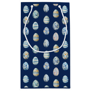 Easter Egg on blue Small Gift Bag