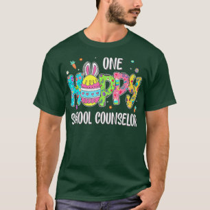 Easter Egg One Hoppy Hobby School Counsellor Bunny T-Shirt