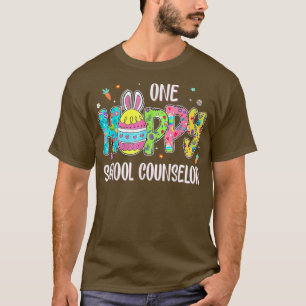 Easter Egg One Hoppy Hobby School Counsellor Bunny T-Shirt