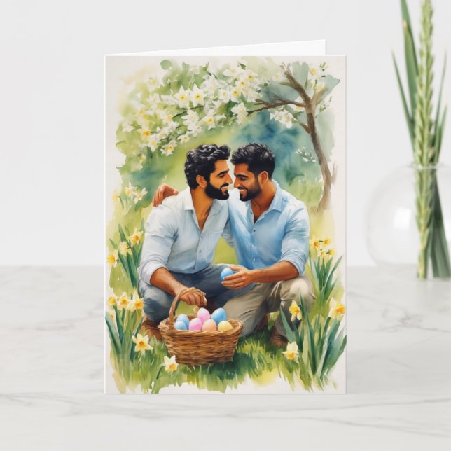 Easter Egg Painting Card (Front)