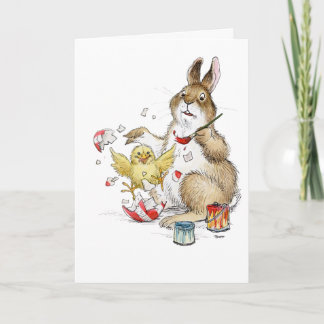 Easter Egg painting surprise Card! Card