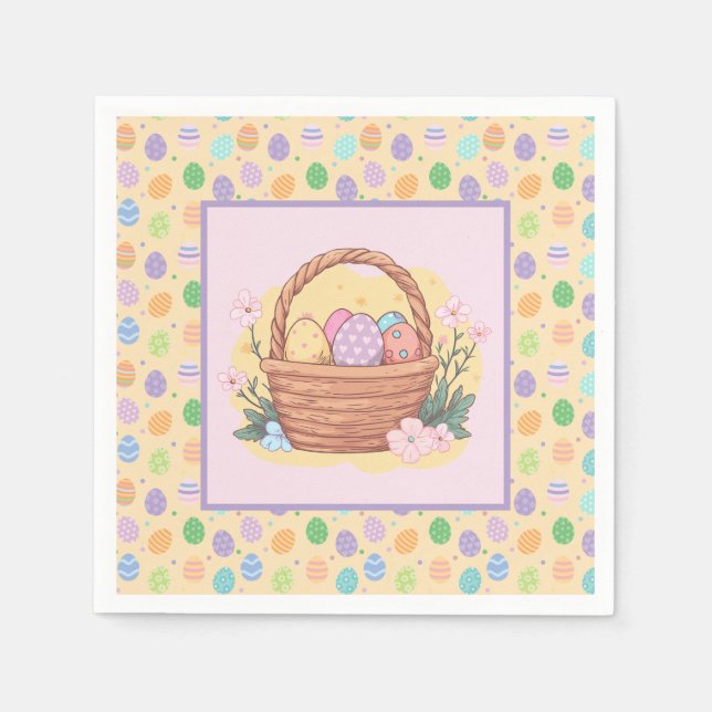 Easter Egg Paper Napkin (Front)