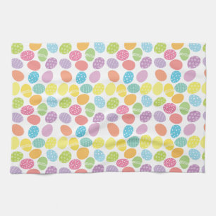 Easter Egg Pastel Kitchen Towels