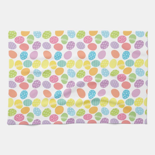 Easter Egg Pastel Kitchen Towels (Horizontal)