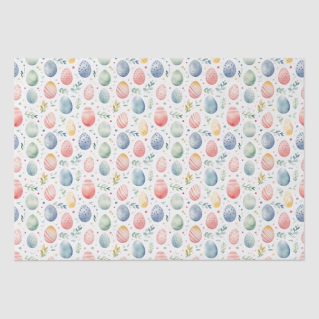 Easter Egg Pastel Serenade Tissue Paper (Front)