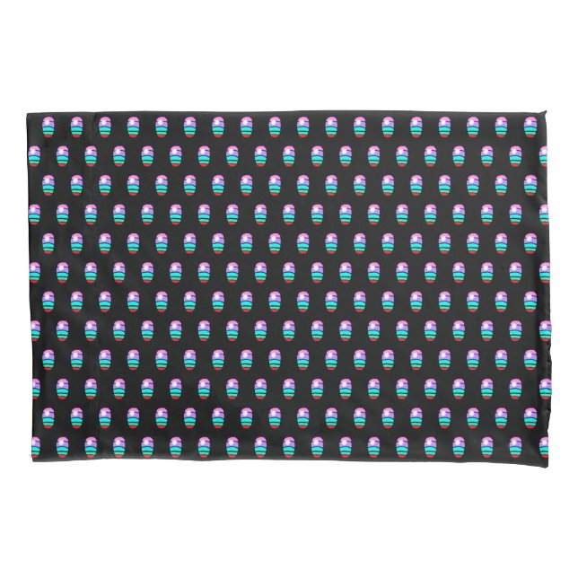 Easter Egg Pattern Pillowcase (Front)