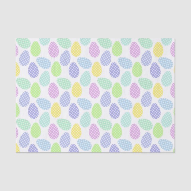 Easter Egg Pattern Tissue Paper (Front)