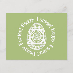 Easter Egg postcard