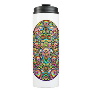 Easter Egg Psychedelic Design Kids Organic T-Shirt Thermal Tumbler