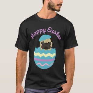 Easter Egg Pug Relaxed Fit 167 T-Shirt