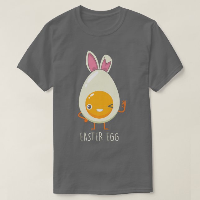 Easter Egg Rabbit Bunny Happy Easter Egg Hunt Reli T-Shirt (Design Front)