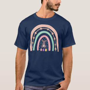 Easter Egg Rainbow Bunny Mummy and Me Matching T-S T-Shirt