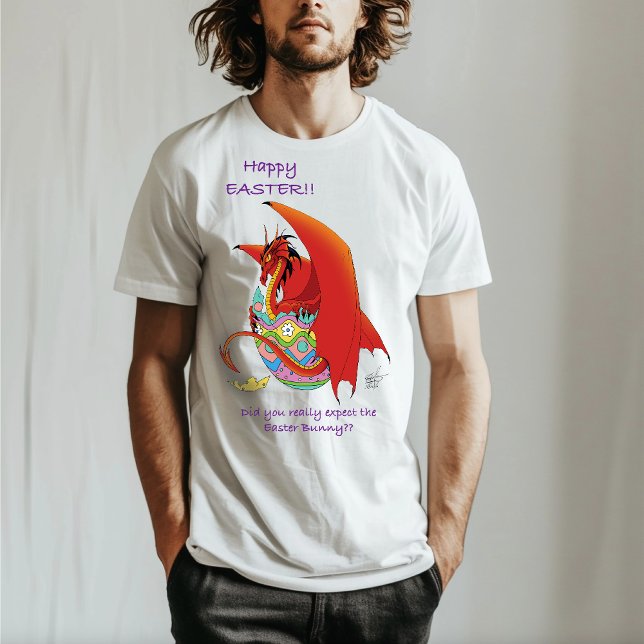 Easter Egg Red Dragon T-Shirt (Creator Uploaded)