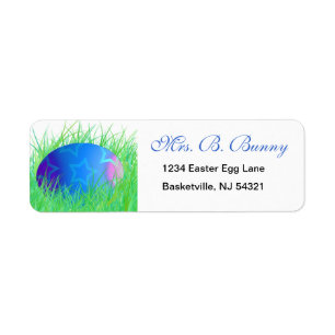 Easter Egg Return Address Labels