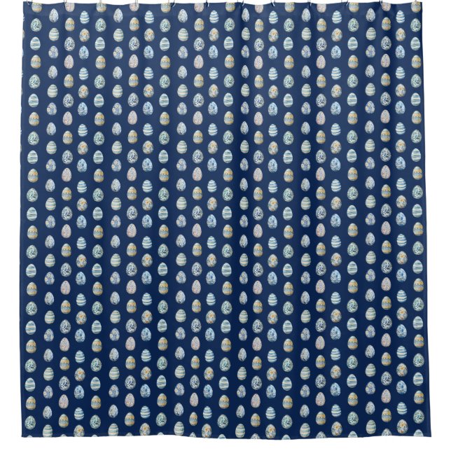 Easter Egg Shower Curtain (Front)