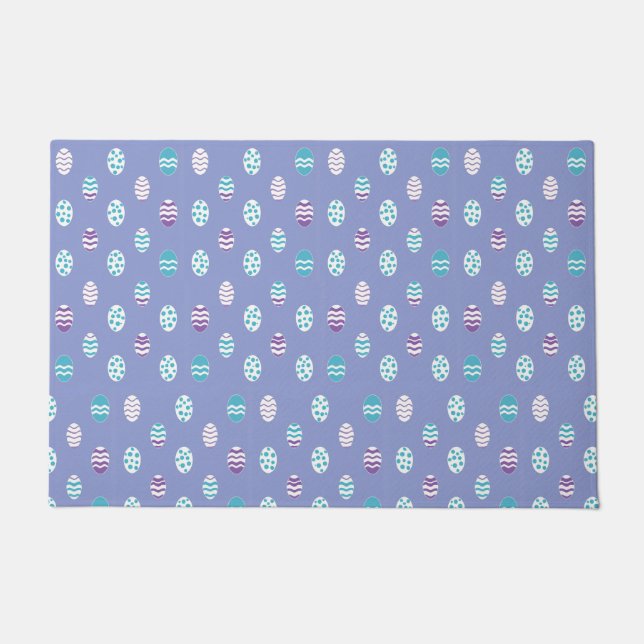 Easter egg/spring pastel  doormat (Front)
