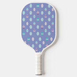 Easter egg/spring pastel pickleball paddle