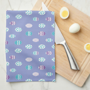 Easter egg/spring pastel tea towel