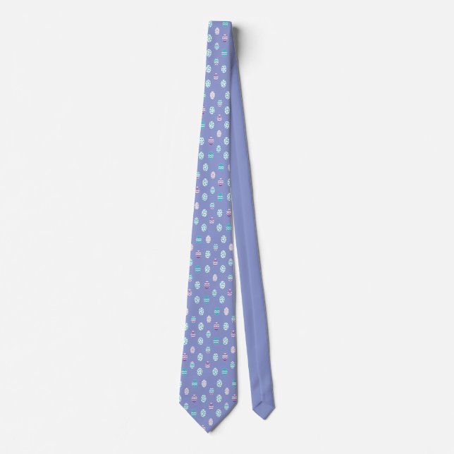 Easter egg/spring pastel tie (Front)