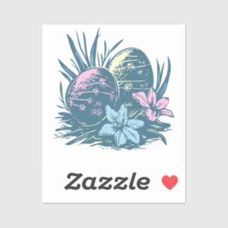 Easter Egg Stickers 