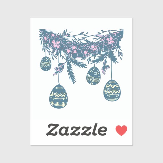 Easter Egg stickers  (Sheet)