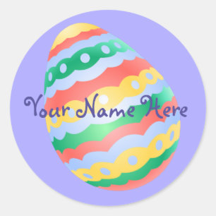 Easter Egg Stickers Classic Easter Egg Stickers