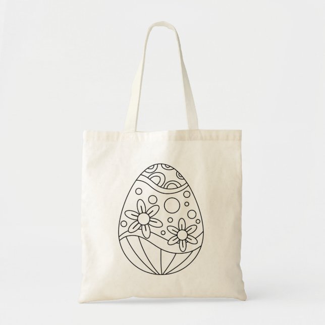 Easter Egg Tote Bag (Front)