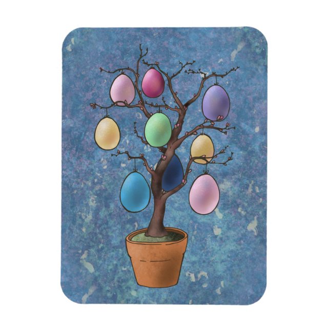 Easter Egg Tree Magnet (Vertical)