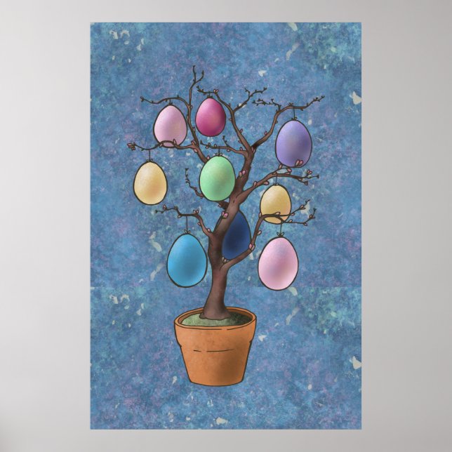 Easter Egg Tree Poster (Front)