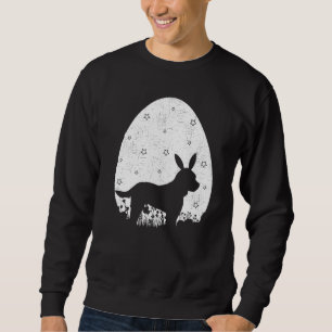 Easter Egg Vintage Retro Style Cockapoo Dog Easter Sweatshirt
