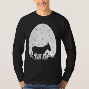 Easter Egg Vintage Retro Style  Mule Easter Sunday T-Shirt