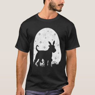 Easter Egg Vintage Retro Style Terrier Dog Easter T-Shirt