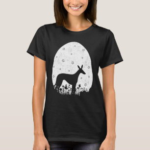 Easter Egg Vintage Retro Style Whippet Dog Easter  T-Shirt