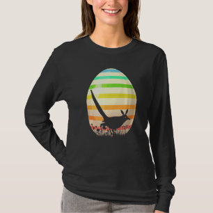 Easter Egg Vintage Style Magpie Bird Easter Egg T-Shirt