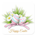 Easter eggs and daisy