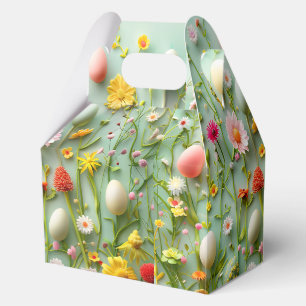 Easter Eggs and Flowers Favour Box