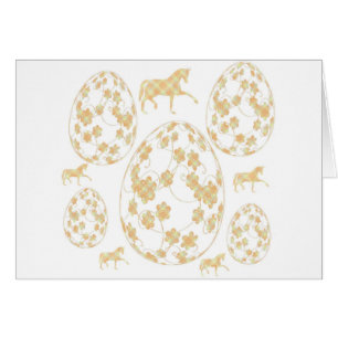 Easter eggs and horses