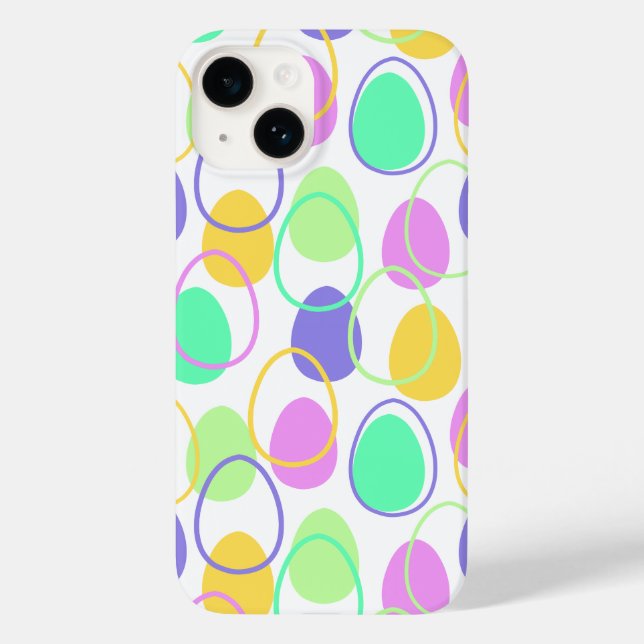 Easter Eggs and Outlines  Case-Mate iPhone Case (Back)