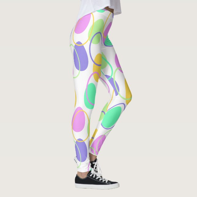 Easter Eggs and Outlines  Leggings (Right)