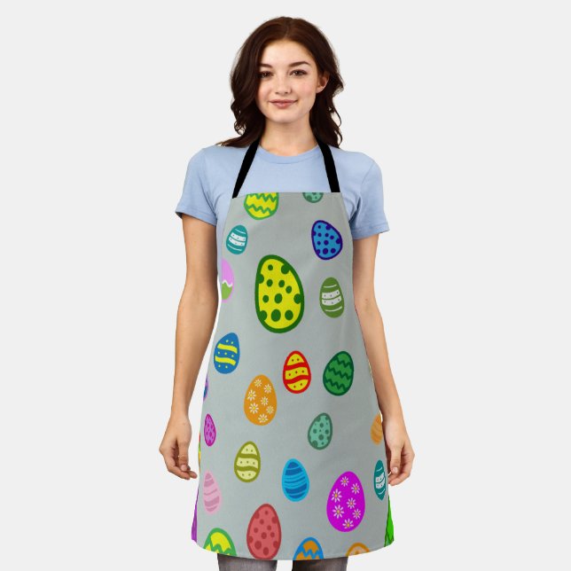 Easter Eggs Apron (Worn)