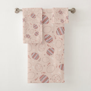 Easter Eggs Bath Towel Set